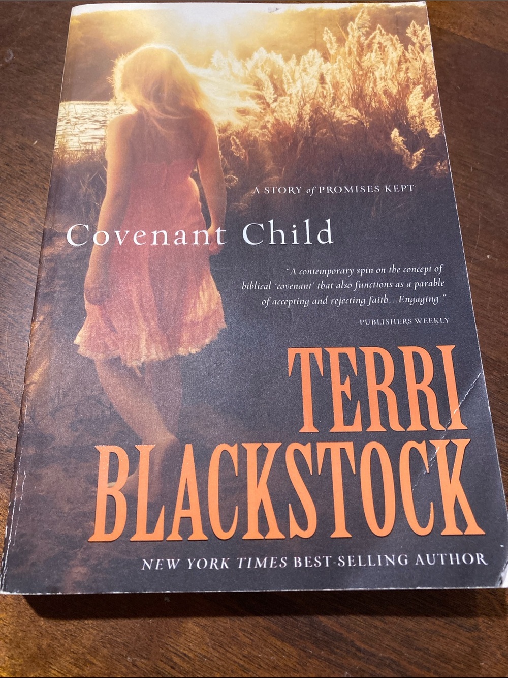 Covenant Child by Terri Blackstock - Orange & Brown Cover
